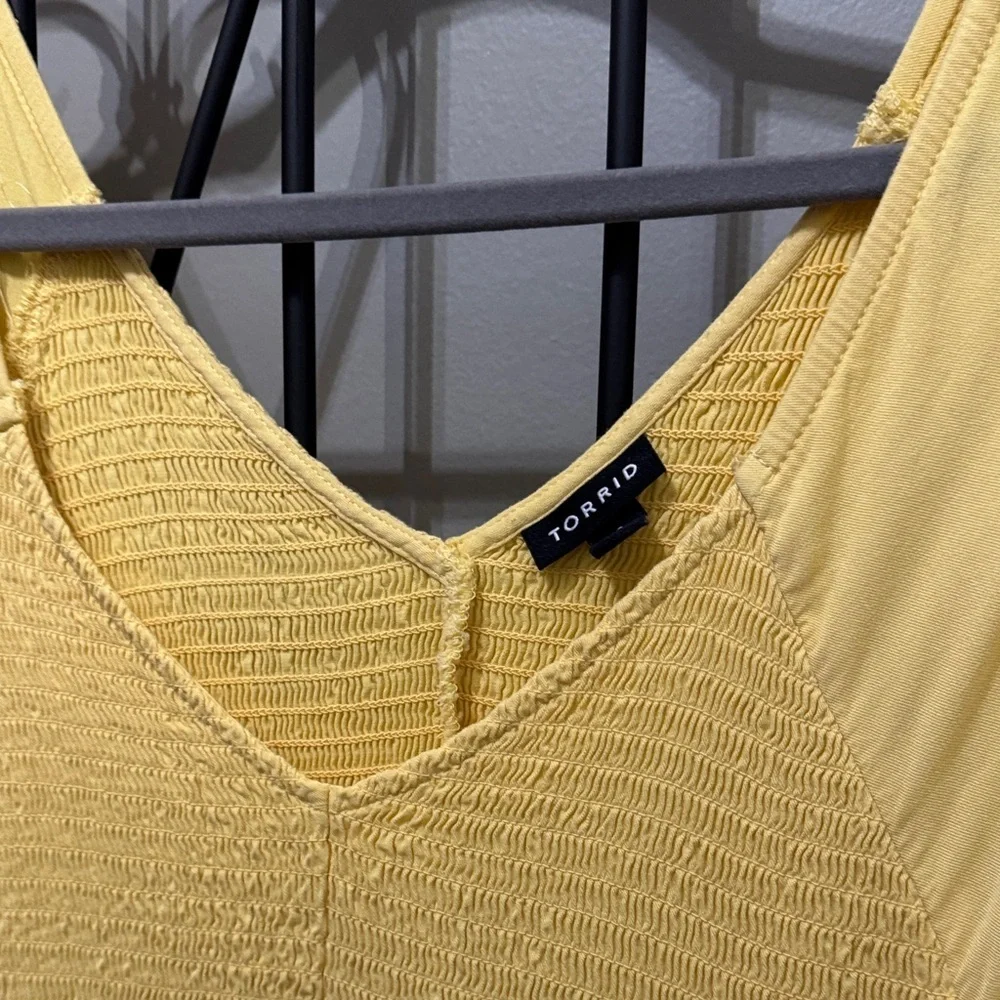 Torrid Sunny Yellow Short Sleeve Dress 3 - Picture 12 of 15